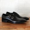 CARRUCCI Calfskin Cross Strap Loafer Black | Loafers