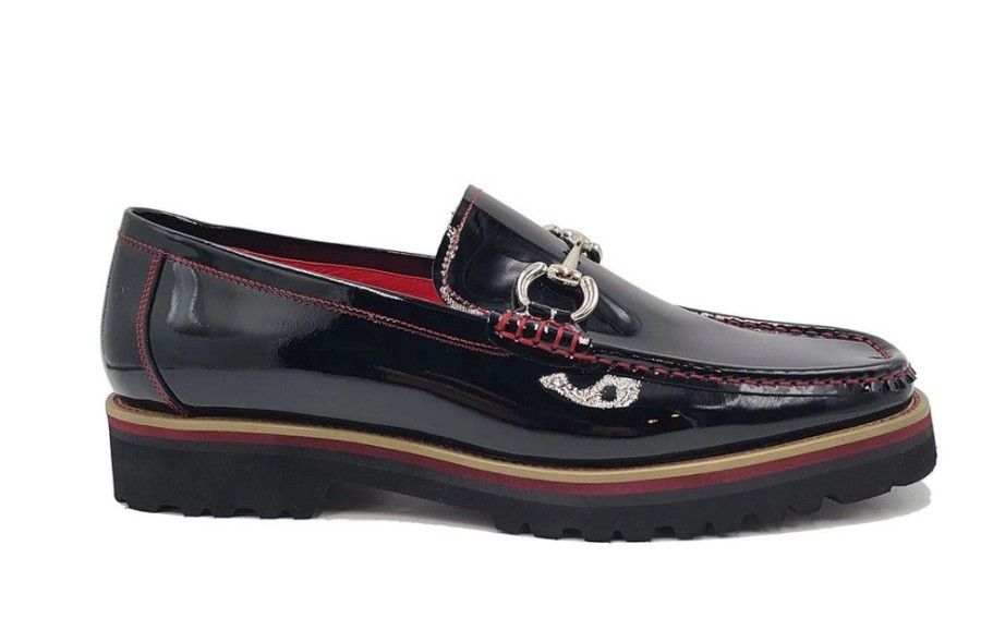 CARRUCCI Style: 201-01P-Black/Red | Formal