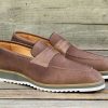 Carrucci by Maurice Suede Slip-On Penny Loafer Mocha | Suede