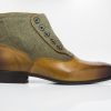 CARRUCCI Calfskin Slip-On Boot Cognac | Boots