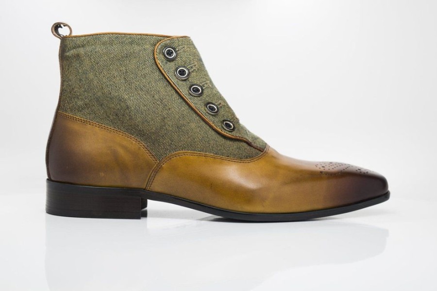 CARRUCCI Calfskin Slip-On Boot Cognac | Boots