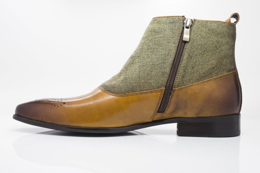 CARRUCCI Calfskin Slip-On Boot Cognac | Boots