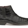 Mezlan Blackmore Crocodile Slip-On Boot Black | Boots