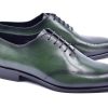 Corrente Corrente Burnished Calfskin Lace-Up Oxford Green | Lace-Ups