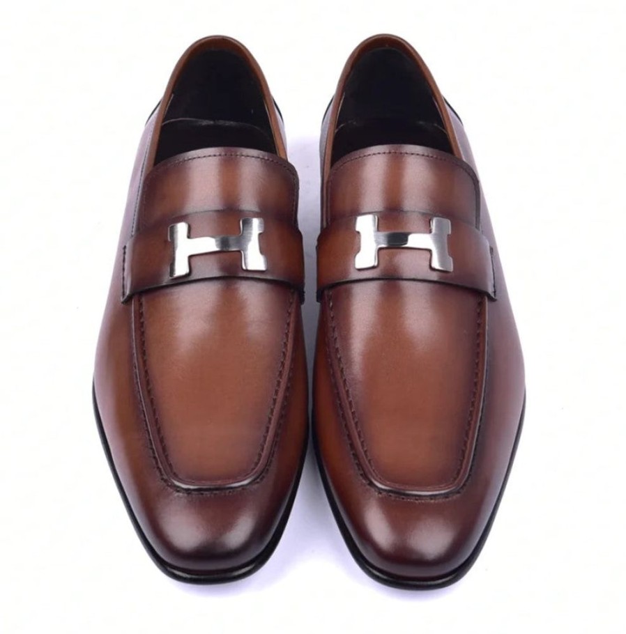 Corrente Corrente Burnished Calfskin Loafer Brown | Loafers