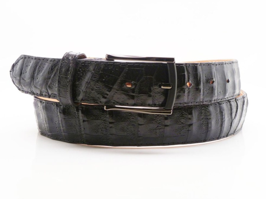 Maurice Crocodile Belt Black | Belts