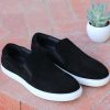 Carrucci by Maurice Carrucci By Maurice Suede Slip-On Sneaker Black | Sneakers