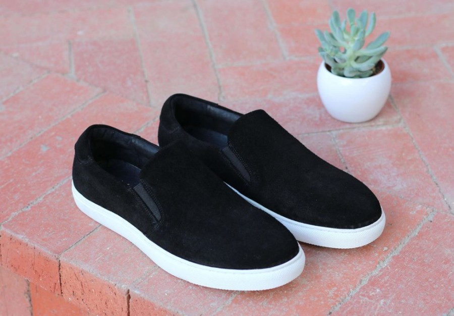 Carrucci by Maurice Carrucci By Maurice Suede Slip-On Sneaker Black | Sneakers