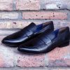 Jean Pierre Jean Pierre Deerskin Penny Loafer Navy | Loafers