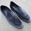 CARRUCCI Velvet Formal Loafer Grey | Loafers