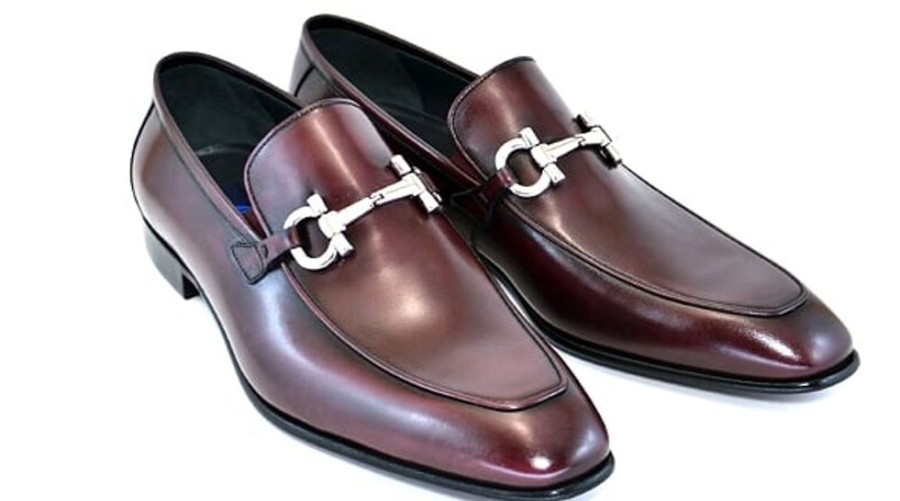 Corrente Corrente Calfskin Slip-On Loafer Burgundy | Loafers