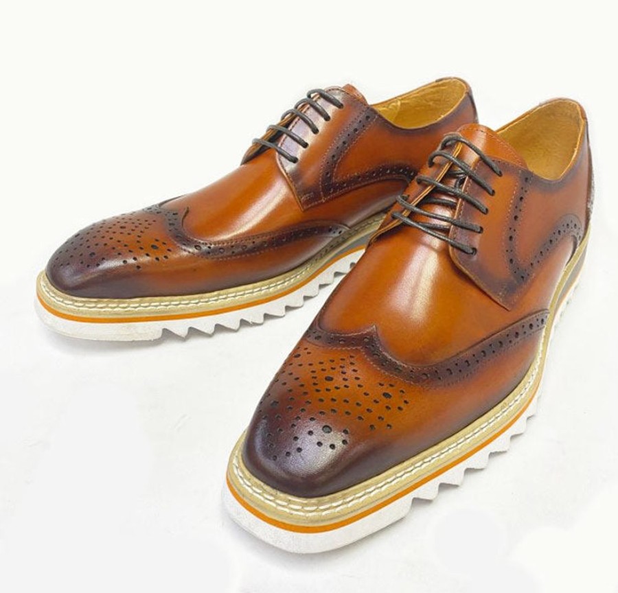 Maurice Style: 550-07-Cognac | Lace-Ups