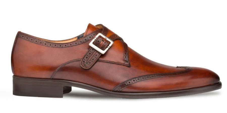 Mezlan Mezlan Forest Monkstrap Shoe Cognac | Monkstraps