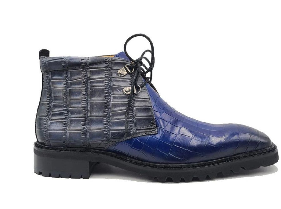 CARRUCCI Style: 520-01T-Navy/Grey | Boots