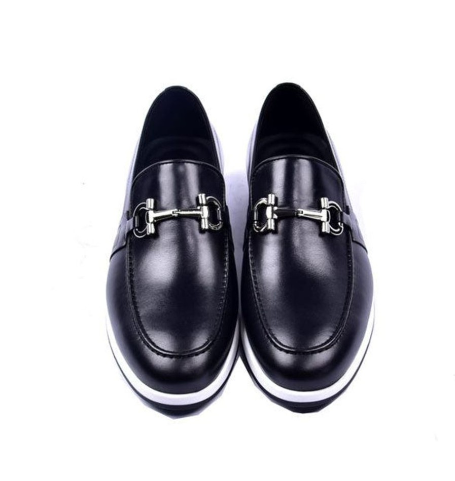 Corrente Corrente Calfskin Slip-On Casual Loafer Black | Loafers