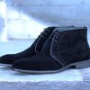 CARRUCCI Suede Chukka Boot Black | Suede