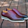 Maurice Style: 515-40-Burgundy | Lace-Ups