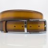 CARRUCCI Burnished Calfskin Belt Cognac | Belts