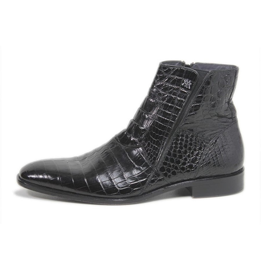 Mezlan Belucci Alligator Boot Black | Boots