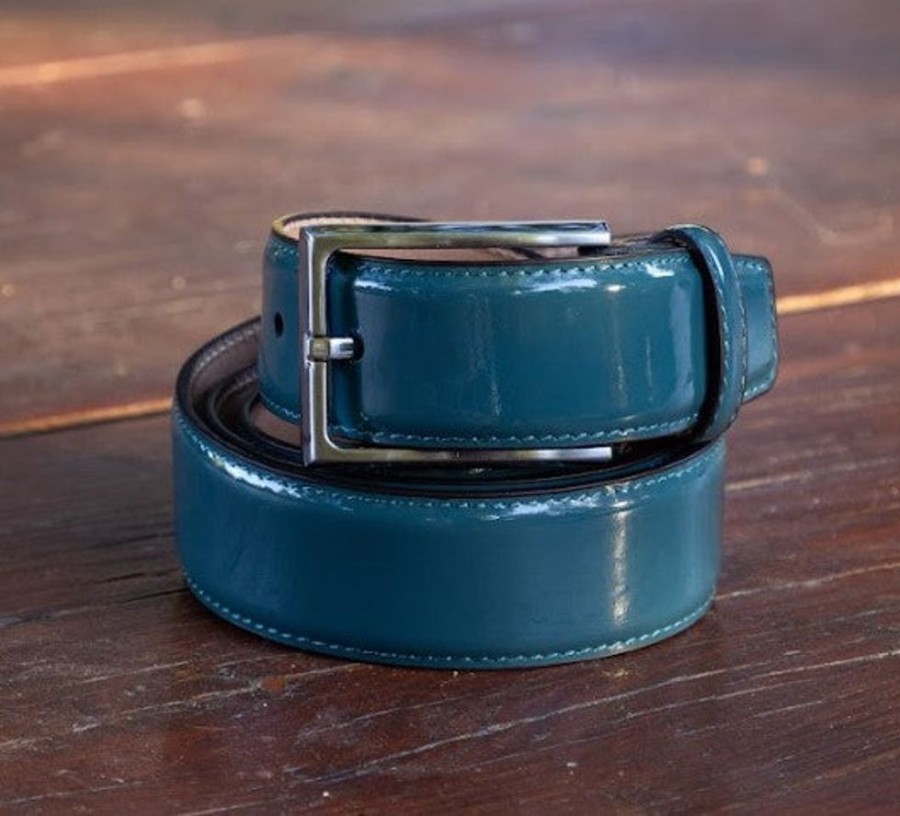 Maurice Patent Leather Belt Stone | Belts