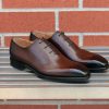 Ugo Vasare Jason Sr Burnished Calfskin Lace-Up Oxford Brown | Lace-Ups