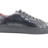 CARRUCCI Embossed Alligator Calfskin Sneaker Black | Sneakers