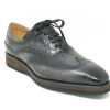 CARRUCCI Calfskin Lace-Up Oxford Grey | Lace-Ups