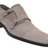 Mezlan Mezlan Suede Double Monkstrap Shoe Taupe | Suede