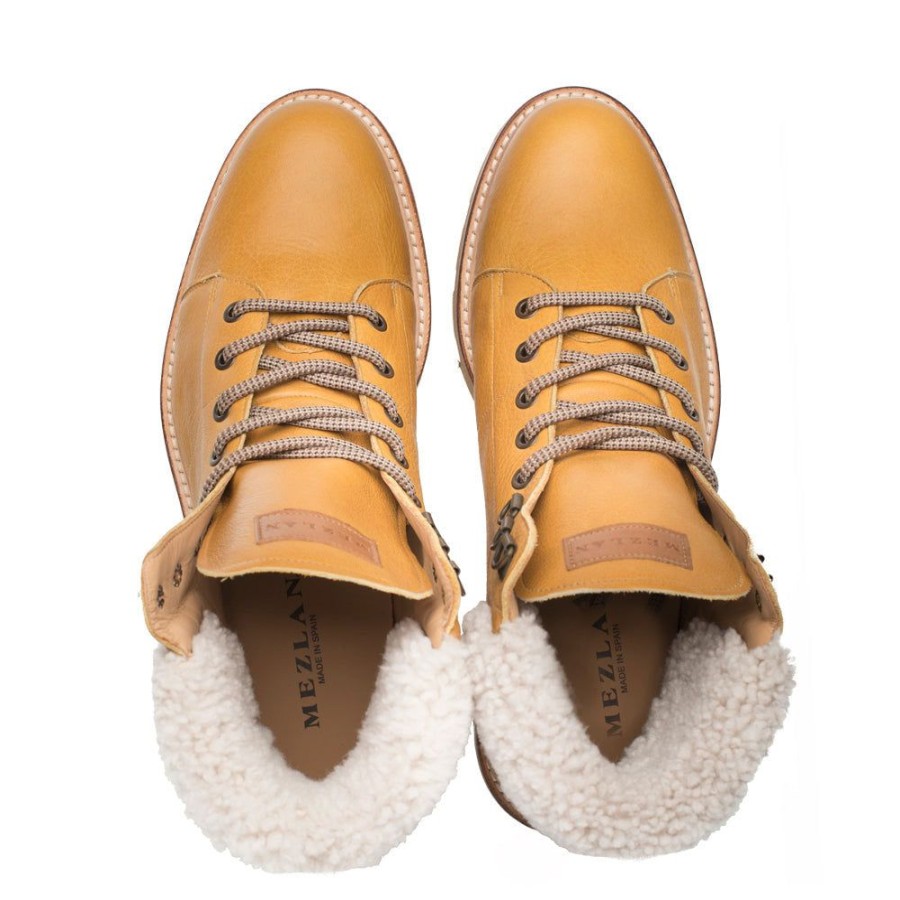 Mezlan Mezlan Shearling Alpine Boot Mustard | Boots