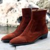 Corrente Corrente Suede Slip-On Boot Tabac | Suede