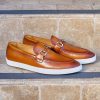 Carrucci by Maurice Calfskin Slip-On Horsebit Loafer Cognac | Sneakers