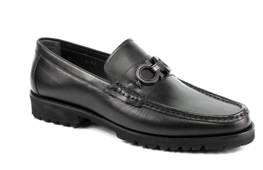 Pelle Style: Newport-P04-Black | Loafers