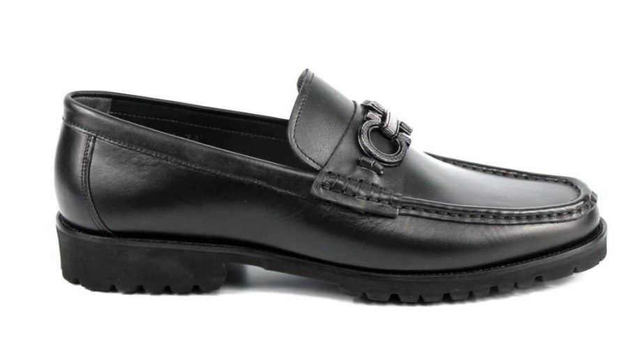 Pelle Style: Newport-P04-Black | Loafers