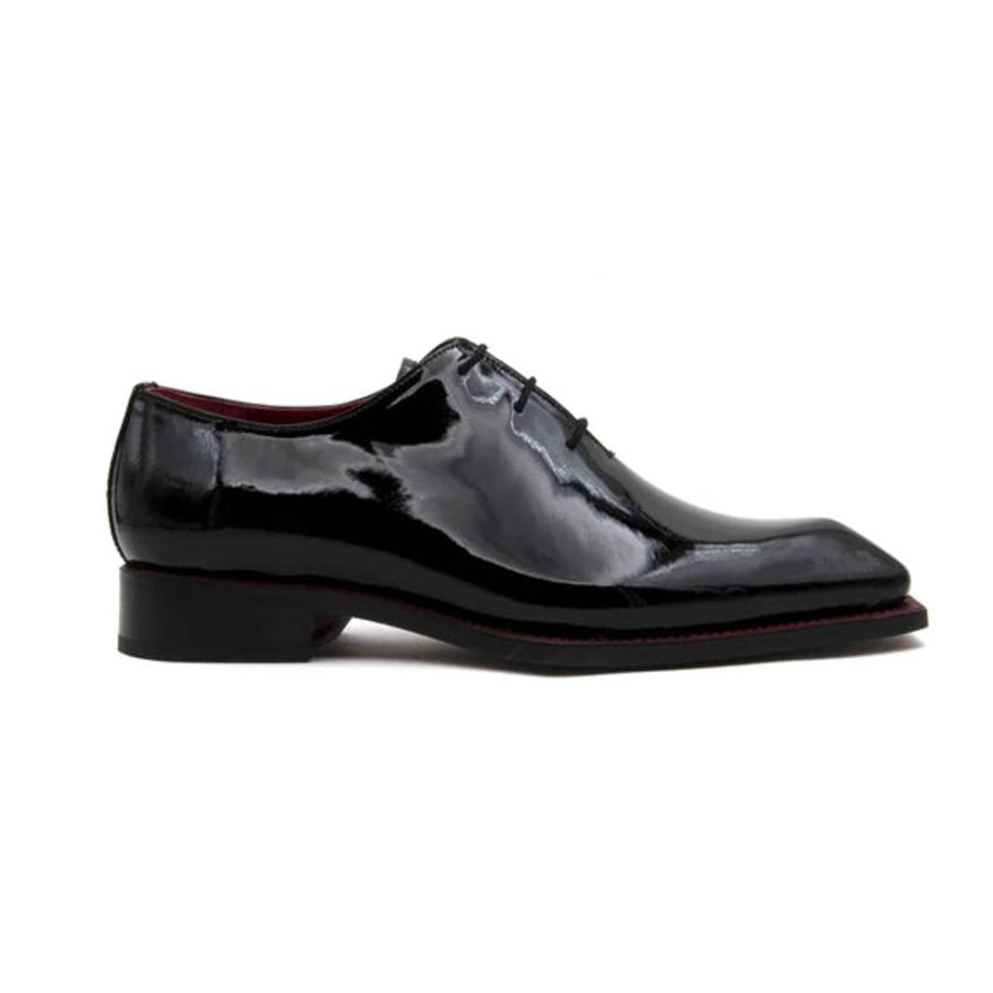 Ugo Vasare Jason Spade Patent Leather Lace-Up Oxford Black | Lace-Ups