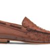 Mezlan Mezlan Ostrich Dress Slip-On Loafer Brandy | Exotics