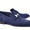 Corrente Corrente Suede Loafer Blue | Suede