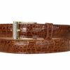 Maurice Baby Crocodile Belt Cognac | Belts