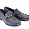 Corrente Corrente Deerskin Slip-On Loafer Navy | Loafers