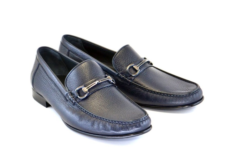 Corrente Corrente Deerskin Slip-On Loafer Navy | Loafers