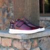 CARRUCCI Calfskin High Top Sneaker Burgundy | Sneakers