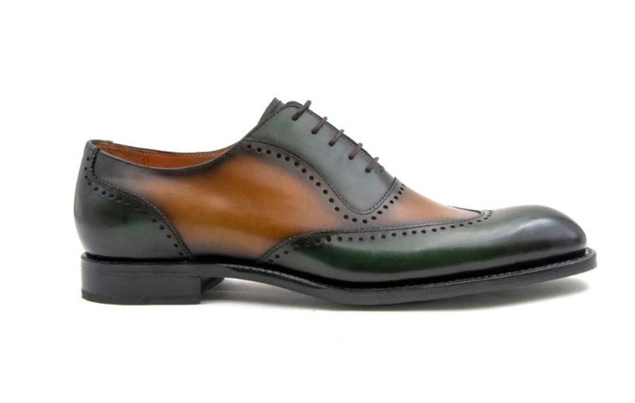 Ugo Vasare Style: Charlton-Caramel/Green | Lace-Ups