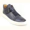 CARRUCCI Calfskin High Top Sneaker Grey | Sneakers