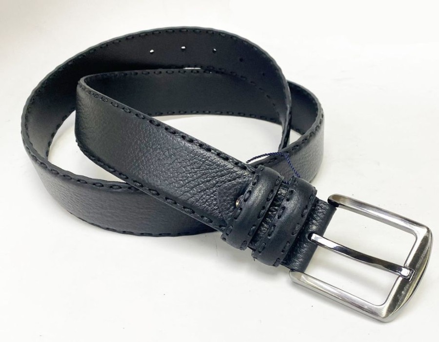 Maurice Black Leather Belt | Belts