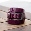 Maurice Patent Leather Belt Lavender | Belts