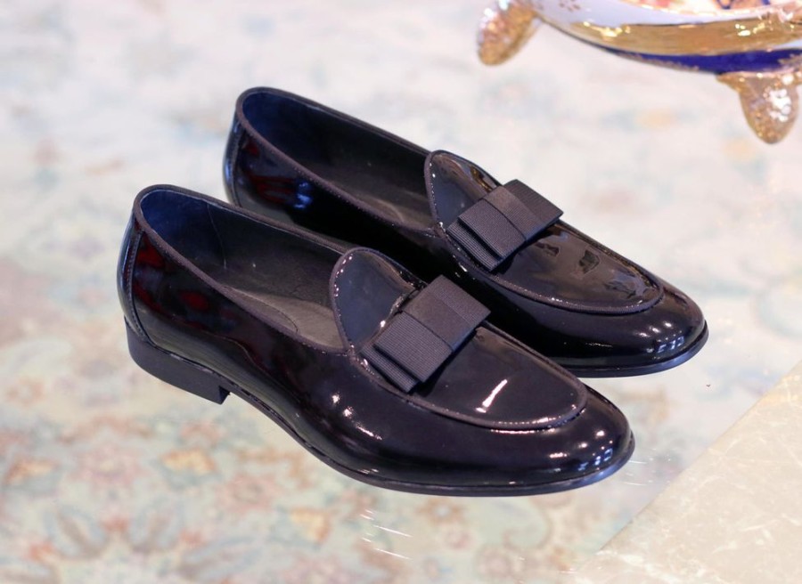 CARRUCCI Patent Leather Formal Loafer Black | Formal