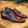 Jean Pierre Jean Pierre Deerskin Tasseled Loafer Burgundy | Loafers