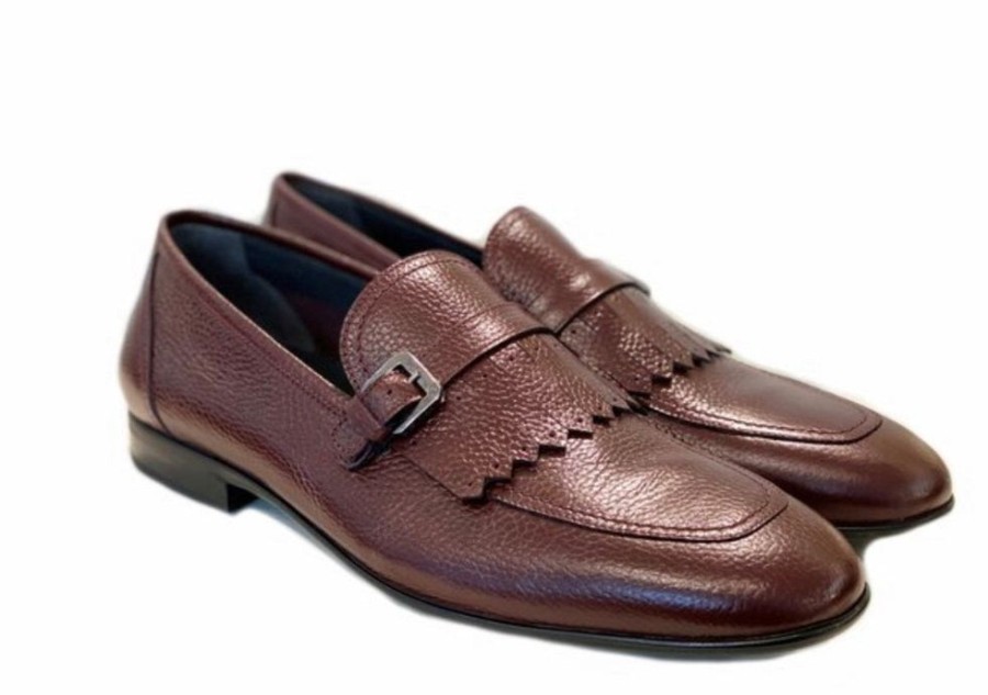 Corrente Corrente Deerskin Slip-On Loafer Burgundy | Loafers