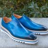 Carrucci by Maurice Style: 550-08-Ocean/Blue | Loafers