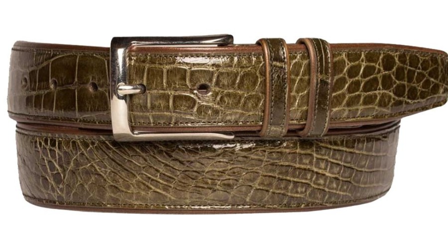 Mezlan Style: Ao-7907-Olive | Belts