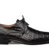 Mezlan Giovane Crocodile Derby Black | Exotics